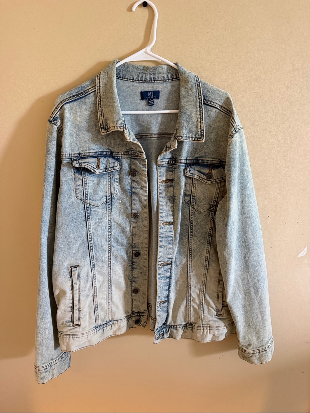 George Light Wash Blue Denim Jacket